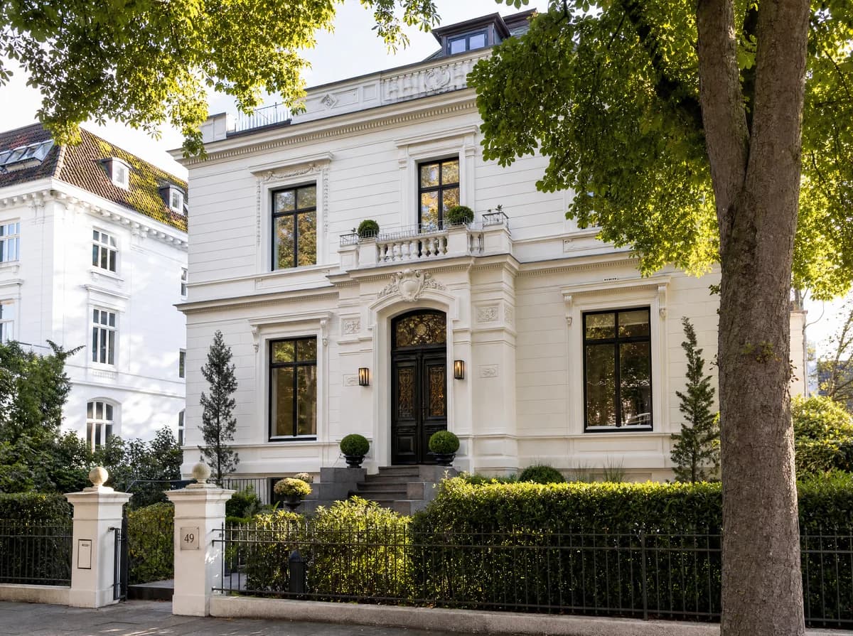 Reetdachhaus mit Elbblick