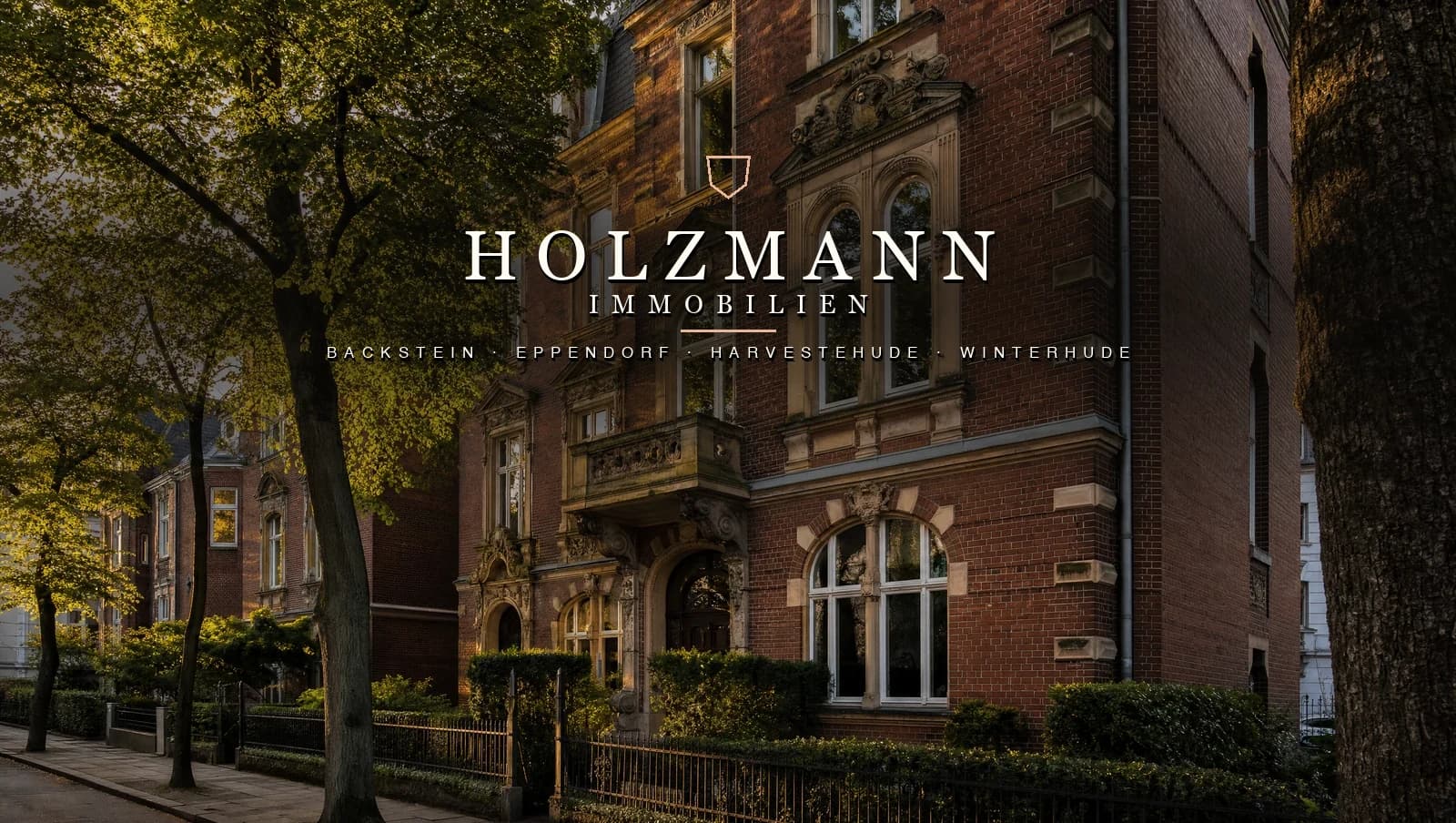 Die Magazin-Website, Große Seite mit Platz für Objekte, Ratgeber und Bilder.