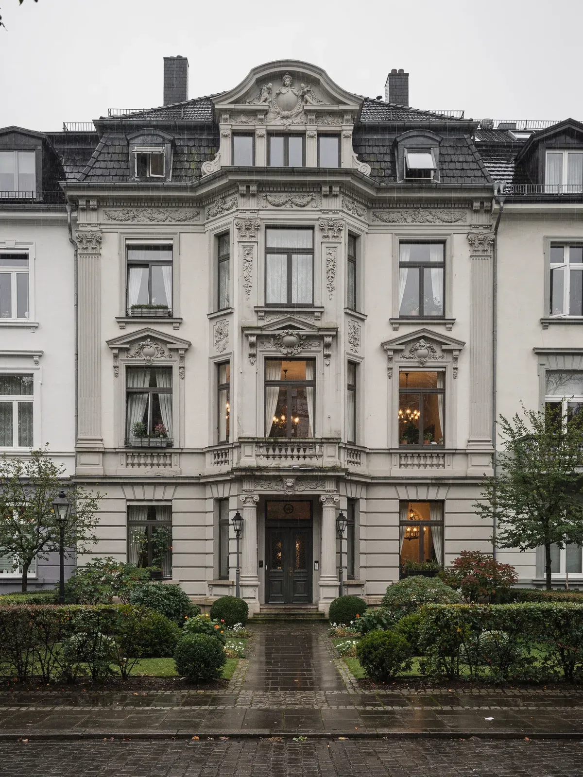 KI-generiert: Bürgerhaus am Park